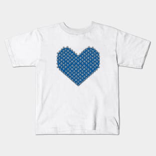 Let it bloom(blue) Kids T-Shirt
